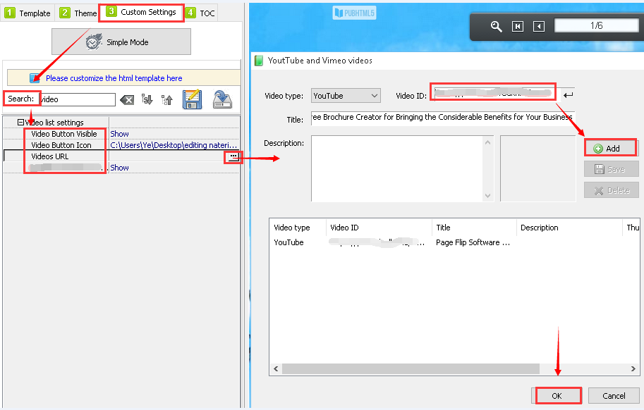 How To Set Up A Video List And Photo Slideshow Button For The Book How To Set Up A Video List And Photo Slideshow Button For The Book